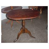 crotch mahogany table