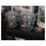 Pyrex coffee percolators