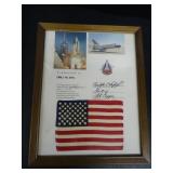 American Flag from Columbia Space Flight 1981