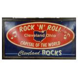 Cleveland Tin Sign -- Framed