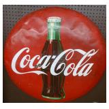 Coca Cola Metal Button 1950