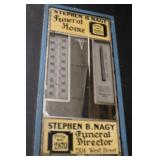 Early Funeral Thermometer