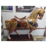 Carved Carousel type horse
