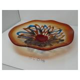 Multi-Color Glass Bowl