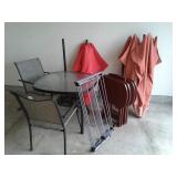 Small Patio Table, 2 Chairs