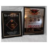 Fleischmanns Special Reserve Brandy and Vendance Clock