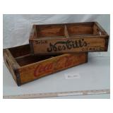 Nesbitts and Coca-Cola Soda Crates