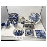 Blue Wedgwood, Moriyama, & Delft