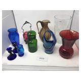 Colored Glassware Abound