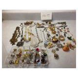 Vintage Coro Fleur de Lis Locket Plus More