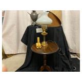 Vintage Lighting and Table