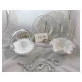 White Glass and Crystals