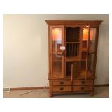 Two Door Lighted Display Cabinet