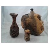 Burl Wood Decorative Pieces