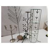 A Cute Little Shelving Unit, Candle Holders, and Decor