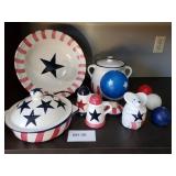Laurie Gates Fourth of July Kitchen Decor