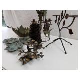 Metal Leaf Themed Decor