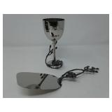 Michael Aram Black Orchid Casserole Server and Kiddush Cup