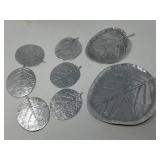 Michael Aram Earth Forest Leaf Collection Coasters and Trays