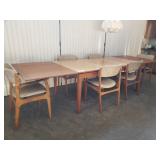 Skovby (Danish) Table and Six Chairs