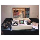 Lapidary Amethyst, Fossils, and Rock Tumbler