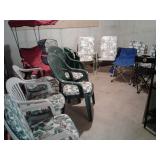 Lawn Chairs & One Canvas Cot