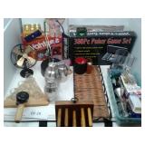 Poker Set, Bar Games, Bar Accessories, and Other Games
