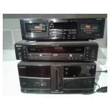 2 CD Players & Tape Deck