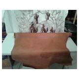 Southwest Style Wall Decor and Roll of Leather for Crafting Leather Goods
