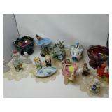 Fenton Glass, Vintage Angels, Birds Lot