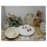 Various Decorative Collectables, Fenton, Colored Glass & More