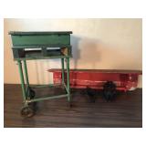 Vintage Cart and Shelf