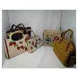 Vintage Retro Womans Purse Lot