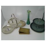 Vintage Serving Tray and Red Wing