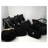 Vintage Womans Black Purse Lot