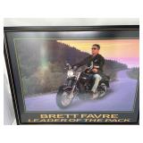 Brett Farve Leader of the Pack Framed Print
