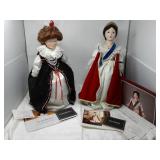 Collectible Royalty Porcelain Franklin Heirloom Dolls Vintage
