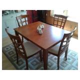 Darling Wood Riverside Table and Four Chairs