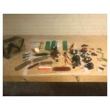 Fishing Reels, Lures, and Hooks