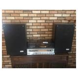 Vintage Zenith Stereo and Stack of Records