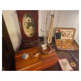 14K Earrings Plus Costume Jewelry and Jewelry Box