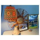 Nemadji Pottery Vase Plus Other Southwest Items