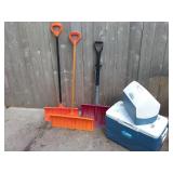 Shovels and Coolers