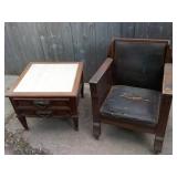 Table & Chair - Garden Art or Project Pieces