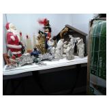 Various Vintage Retro Christmas Nativity Santa Lot