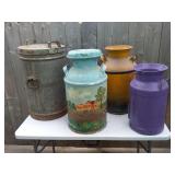 Vintage Milk Cans