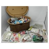Vintage Sewing Box & Notions