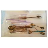 sterling silver spoon set