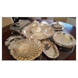 silver pate dining ware