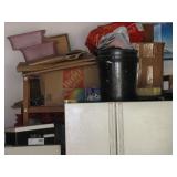 fridge / lots of garage behind